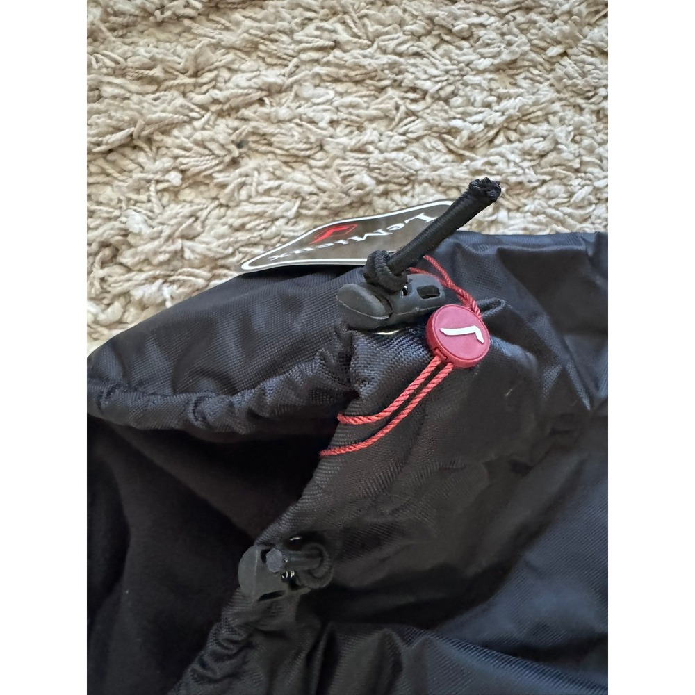 LeMieux ProKit Dressage Saddle Cover Black Fleece Lined Adjustable NWT - Picture 6 of 8
